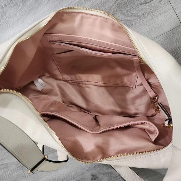 Poppy & Peonies Cream Shoulder Bag - Picture 3 of 6